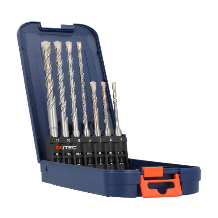 SDS-Plus hamerborenset voor beton – 7-delig