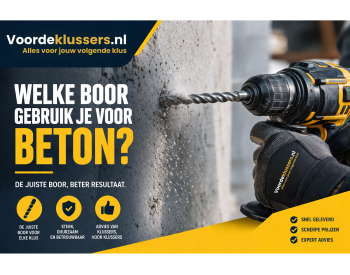 Welke boor gebruik je voor beton?