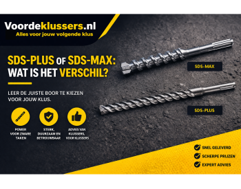 SDS-plus of SDS-max: wat is het verschil?