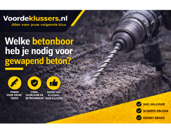 Welke betonboor heb je nodig voor gewapend beton?