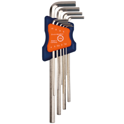 Inbussleutelset lang – 9-delig