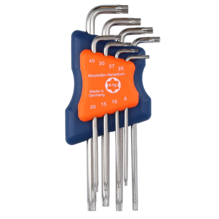Torx-sleutelset lang – 8-delig