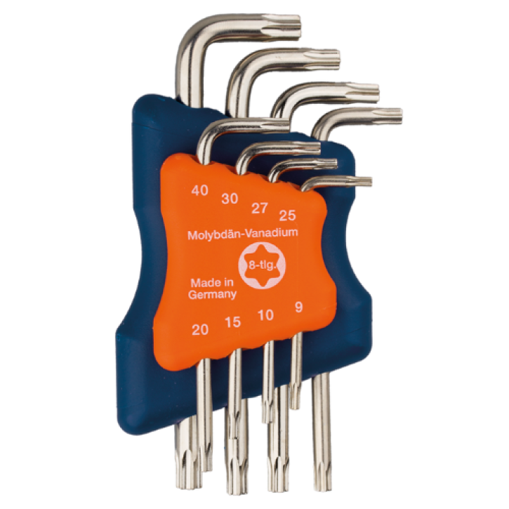 Torx-sleutelset kort – 8-delig
