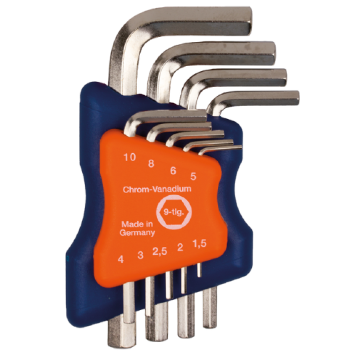 Inbussleutelset kort – 9-delig