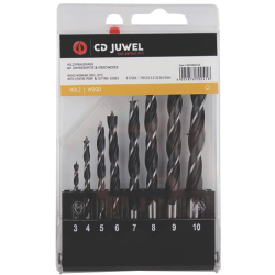 Houtborenset 8-delig