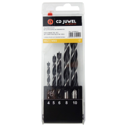 Houtborenset 5-delig