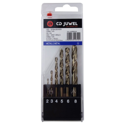 Cobalt metaalborenset – 6-delig