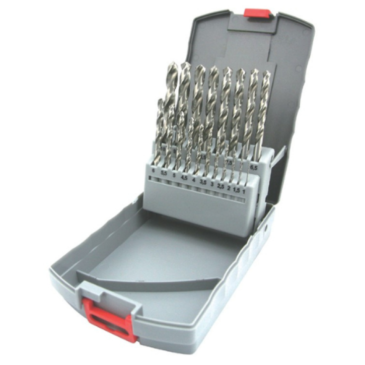 HSS-G spiraalborenset – 19-delig