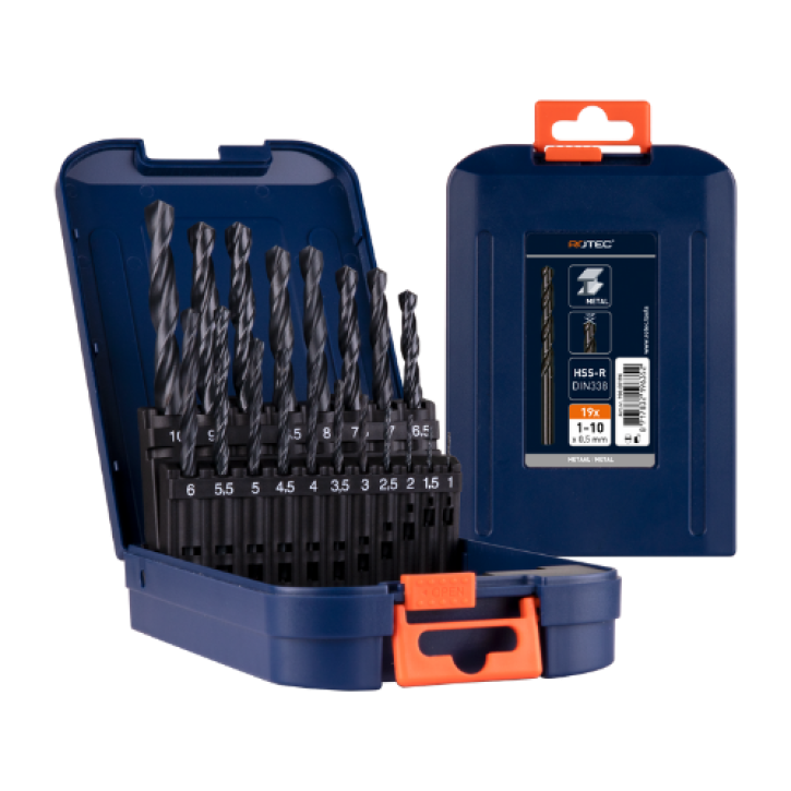 HSS-R spiraalborenset – 19-delig HSS-R spiraalborenset – 19-delig