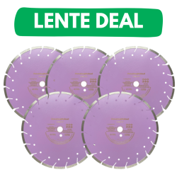 5x De ultieme diamantschijf 350mm voor beton / abrasive - Lente Deal