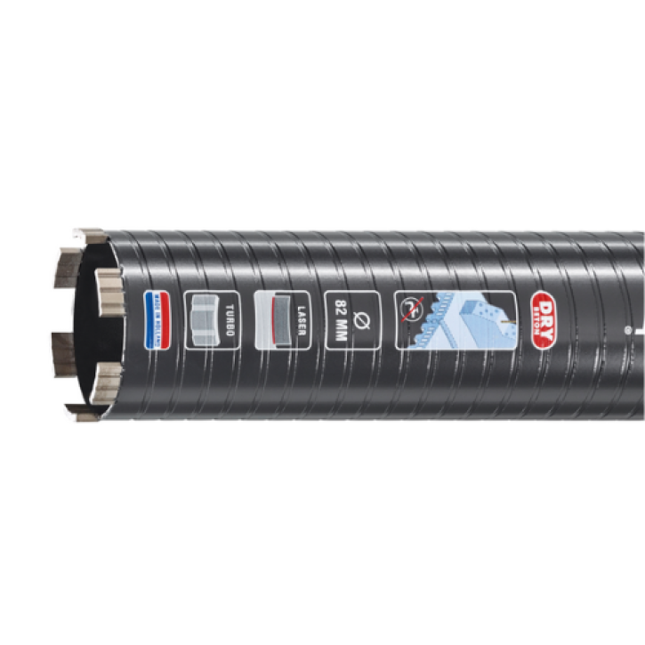 Carat diamantboor 52mm voor beton – droogboren Carat diamantboor 52mm voor beton – droogboren