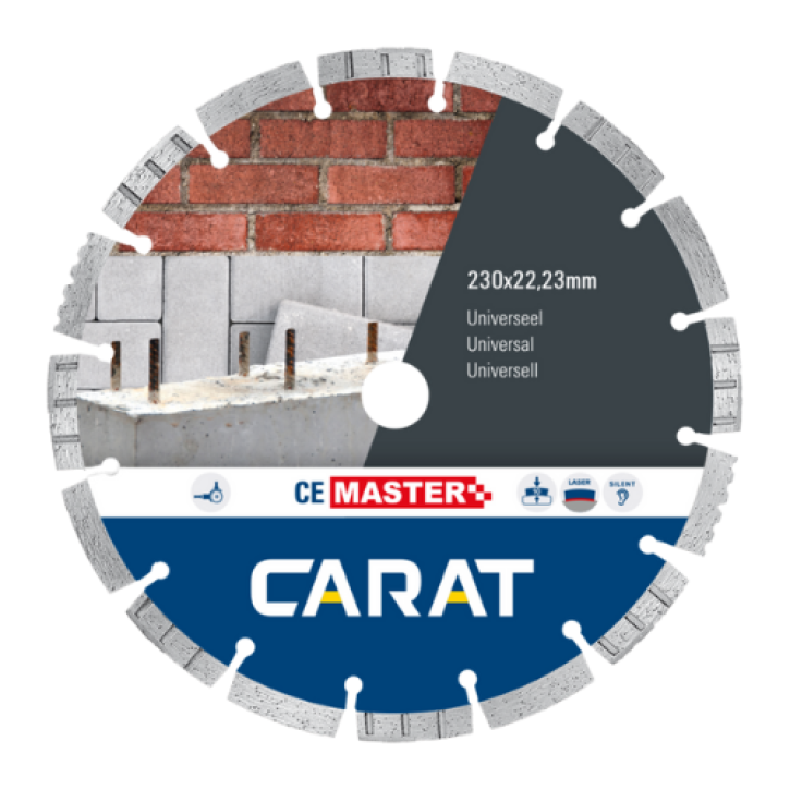 Carat diamantschijf 230mm – universeel CE Master