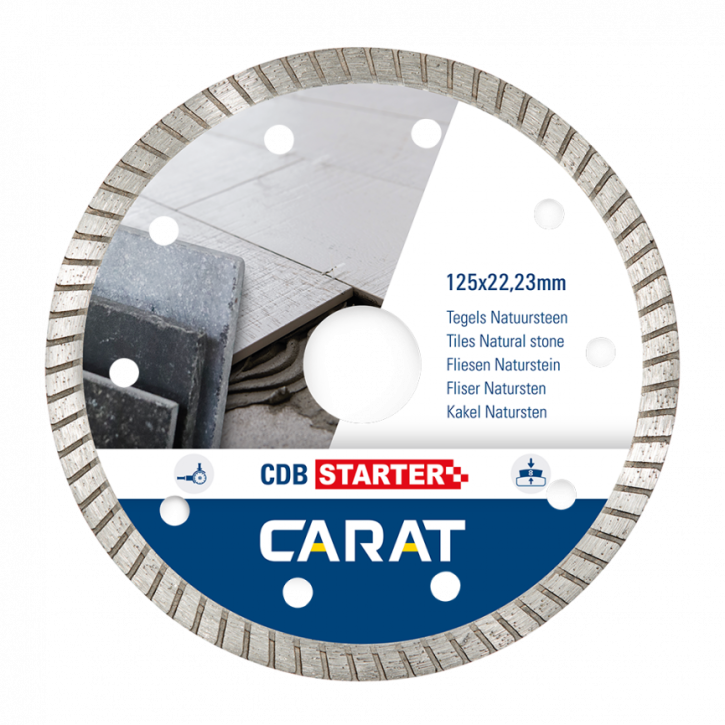 Carat diamantschijf 125mm – tegels CDB Starter