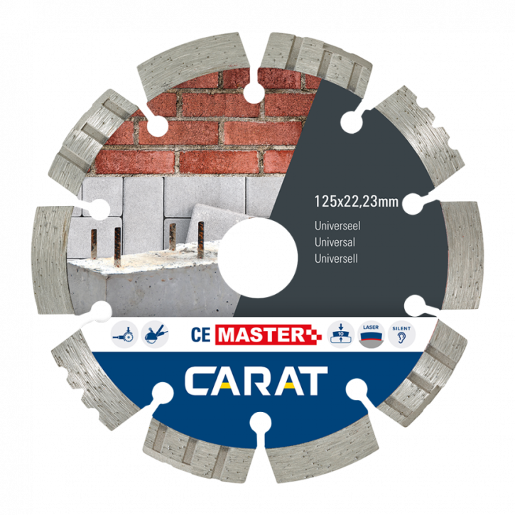 Carat diamantschijf 125mm – universeel CE Master