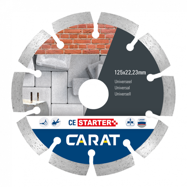 Carat diamantschijf 150mm – universeel CES Starter Carat diamantschijf 150mm – universeel CES Starter