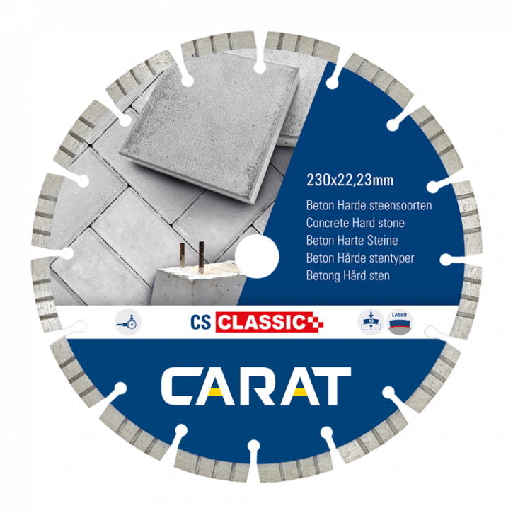 Carat diamantschijf 230mm – beton CS Classic