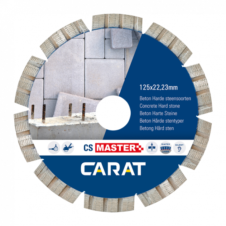 Carat diamantschijf 125mm – beton CS Master