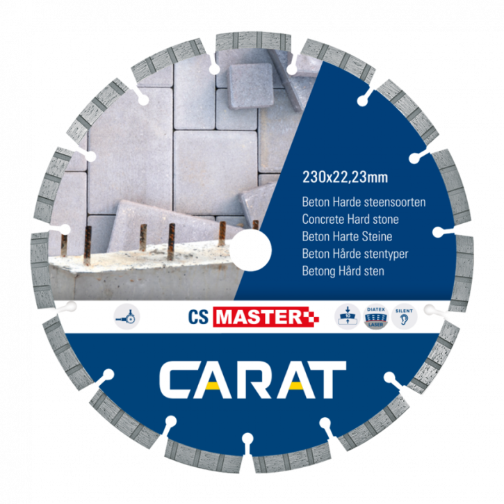 Carat diamantschijf 230mm – beton CS Master