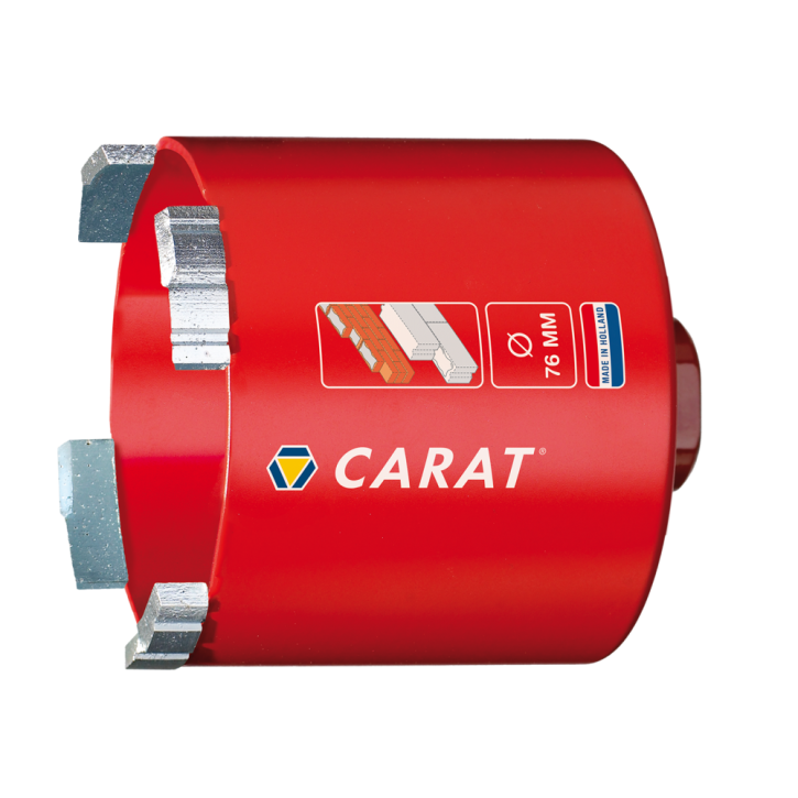 Carat diamant droogboor Dustec 68x60mm – M16 aansluiting Carat diamant droogboor Dustec 68x60mm – M16 aansluiting
