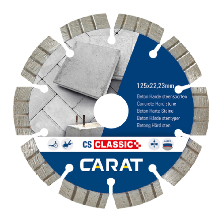 Carat diamantschijf 125mm – beton CS Classic