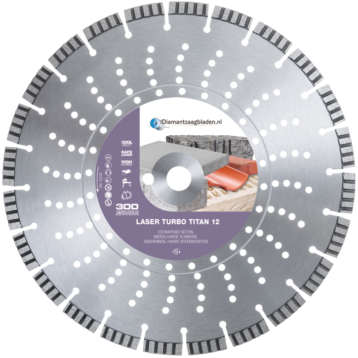 Diamantschijf 350mm Beton Turbo Segment 12mm Diamantschijf 350mm Beton Turbo Segment 12mm