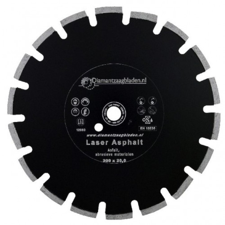 Diamantschijf 350mm Asfalt & Abrasieve Materialen Diamantschijf 350mm Asfalt & Abrasieve Materialen