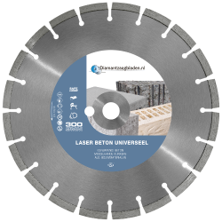 Diamantschijf 300mm – universeel