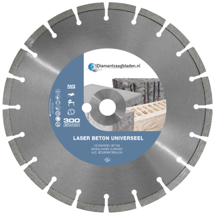 Diamantschijf 300mm – universeel
