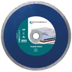 Diamantschijf 350 mm profi voor tegels en keramiek