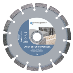 Diamantschijf 180 mm – universeel lasergelast