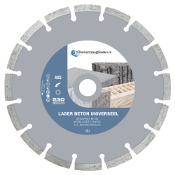 Diamantschijf 230 mm – universeel lasergelast
