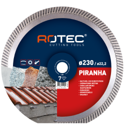 Diamantschijf 180 mm voor beton en natuursteen – gesloten rand