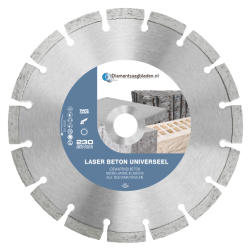 Diamantschijf 230 mm – universeel