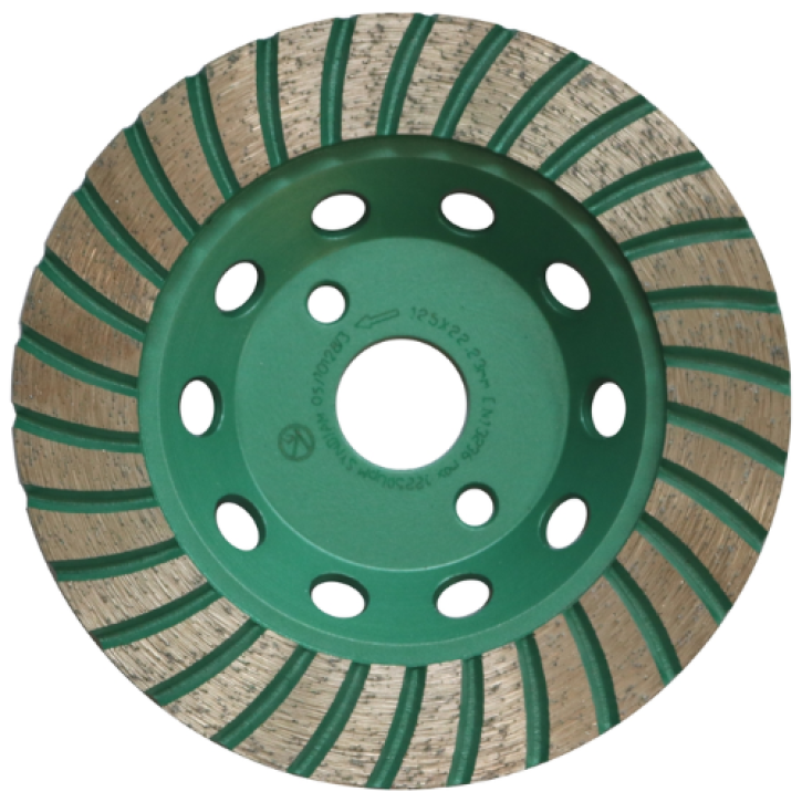 Diamant komschijf turbo voor beton en natuursteen