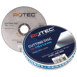 Doorslijpschijf Metaal 115 mm – 10 stuks in blik