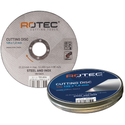 Doorslijpschijf Metaal 125 mm – 10 stuks in blik