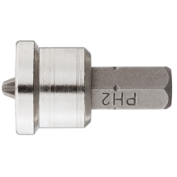 Schroefbit PH2 x 25 mm met Metalen Kraag – 2 stuks