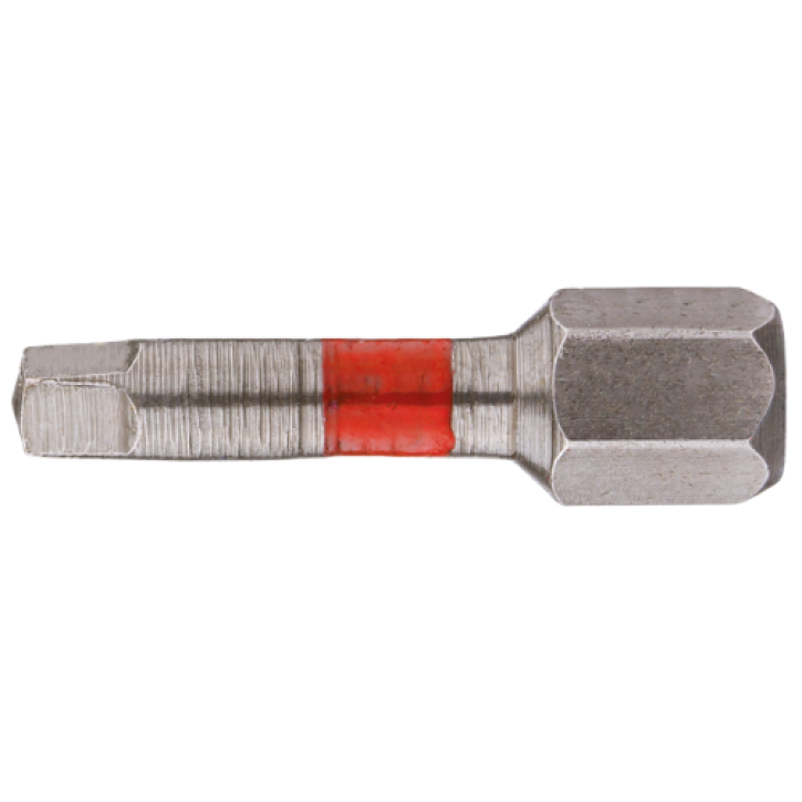 Schroefbit SQ2 × 25 mm – 25 stuks