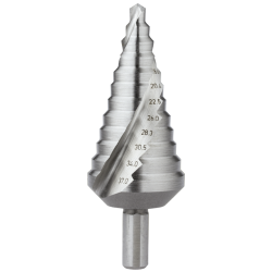 Trappenboor 6–37 mm – 12 groeven