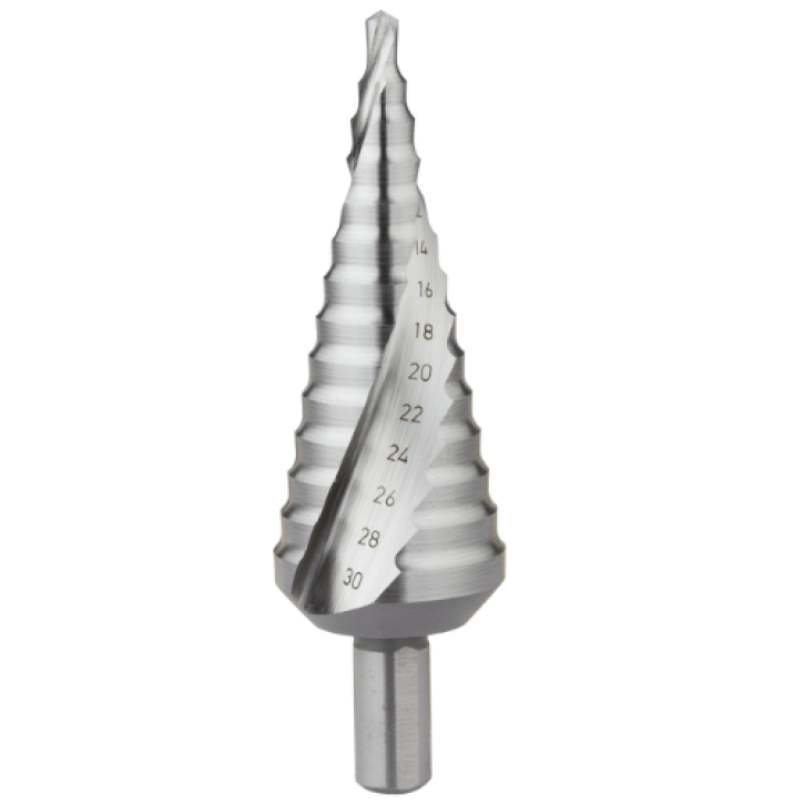 Trappenboor 4–30 mm – 14 groeven
