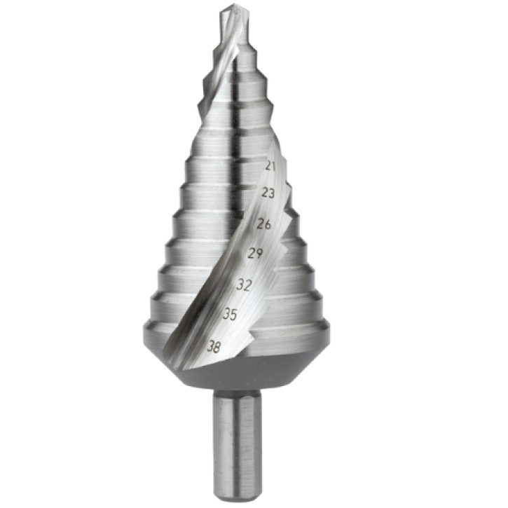 Trappenboor 6–38 mm – 12 groeven Trappenboor 6–38 mm – 12 groeven