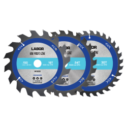 Labor HM cirkelzaagblad voor hout 150x20x2,2mm – 16/24/30T