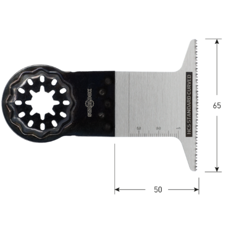Starlock Invalzaagblad 65x50mm type MTS65