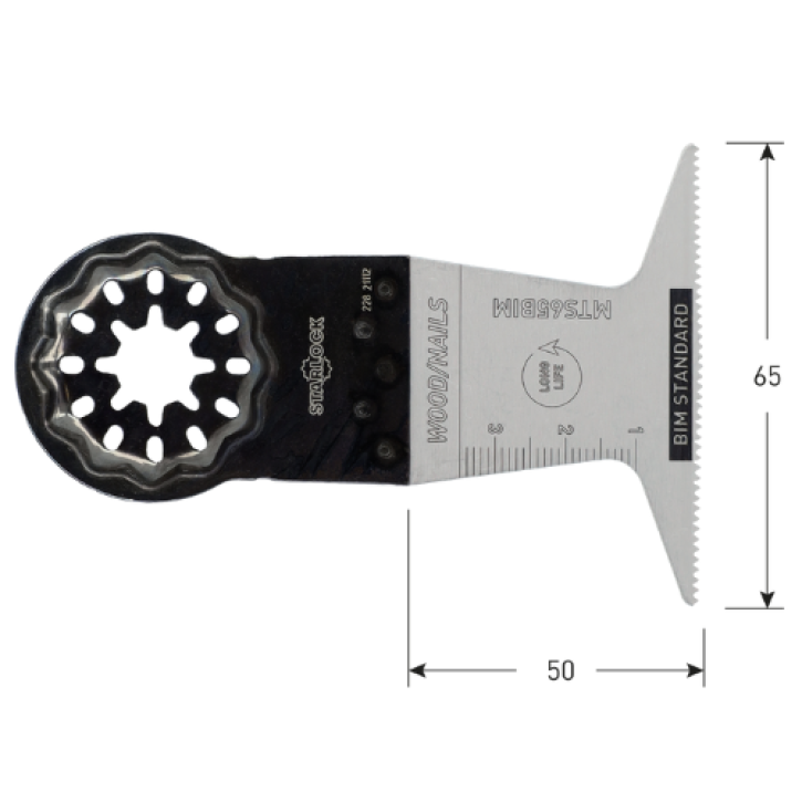 Starlock Invalzaagblad 65x50mm type MTS65bi Starlock Invalzaagblad 65x50mm type MTS65bi